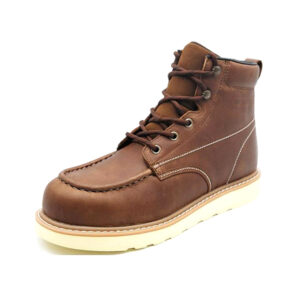 MKsafety® - MK0342 - Brown anti slip SRC S3 goodyear men's work boots