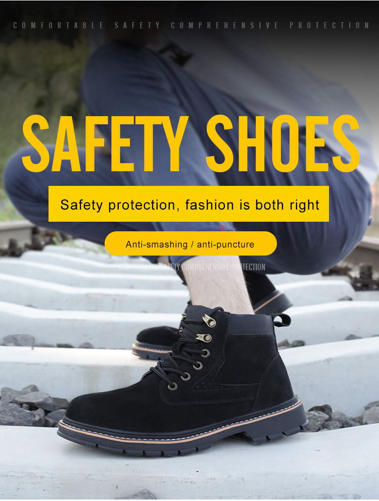 MKsafety® - MK0413 - Anti slip and anti smashing martin steel toe work boots-details
