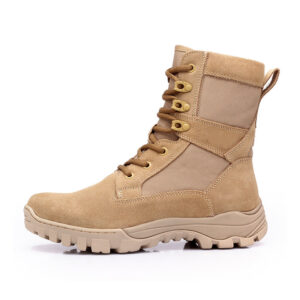 MKsafety® - MK0511 - High top breathable suede leather military style safety boots-1