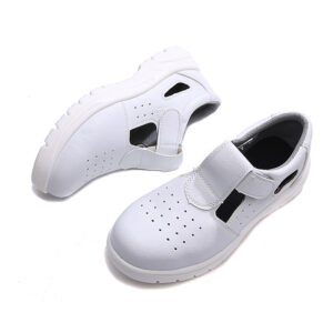MKsafety® - MK0701 - White sandals style breathable anti static footwear-3