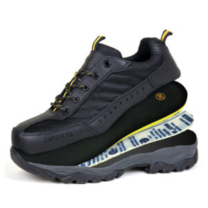 MKsafety® - MK0707 - Black anti static anti slip esd composite toe shoes-4