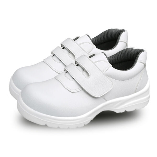 MKsafety® - MK0710 - White convenient velcro design comfortable anti static work shoes