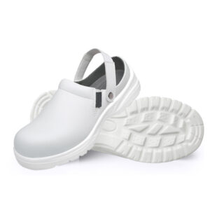 MKsafety® - MK0712 - White comfortable leather ESD pull on safety shoes-1