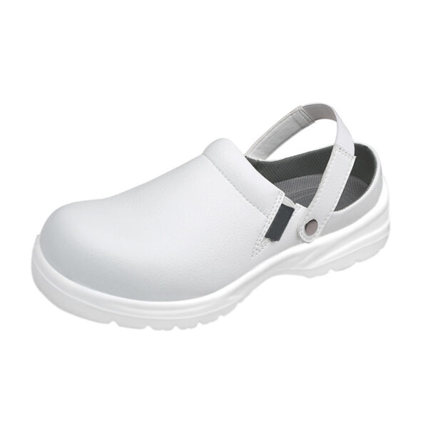 MKsafety® - MK0712 - White comfortable leather ESD pull on safety shoes-4
