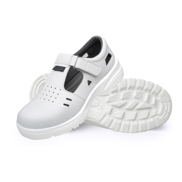 MKsafety® - MK0713 - White breathable comfortable non slip anti static sandals-3
