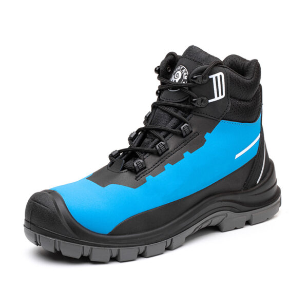 MKsafety® - MK1112 - Blue ultra-lightweight work trainer safety shoes-1