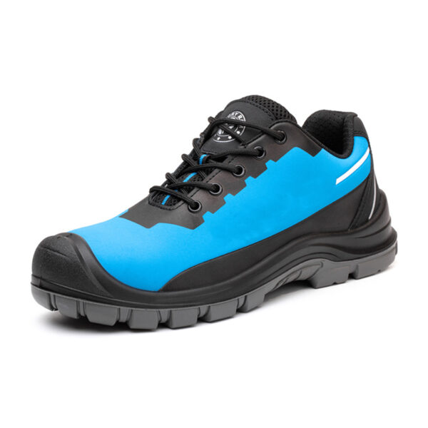 MKsafety® - MK1112 - Blue ultra-lightweight work trainer safety shoes-2