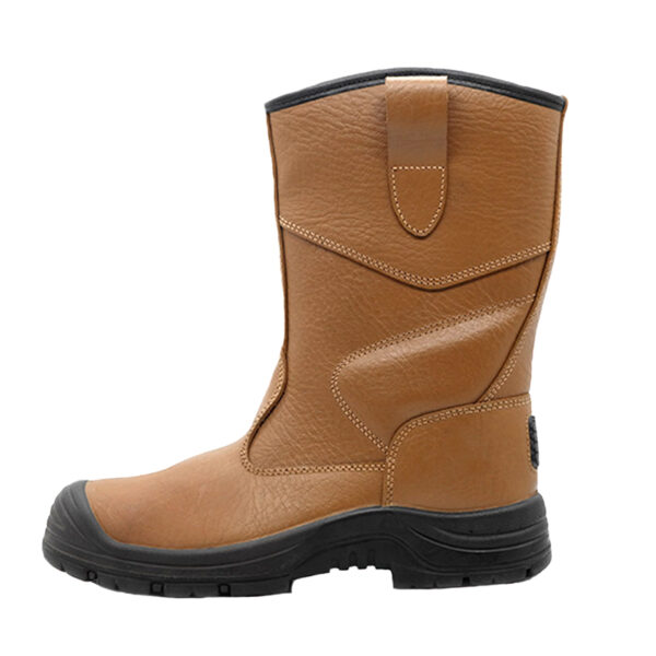MKsafety® - MK1205 - Pull on grain leather composite toe rigger boots-1