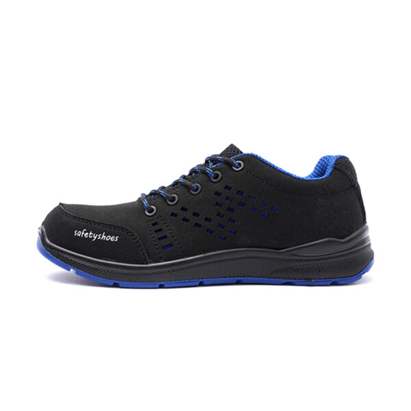 MKsafety® - MK0215 - Black steel toe cap waterproof leather safety toe shoes-1