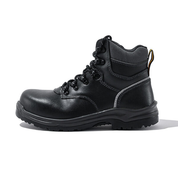 MKsafety® - MK0335 - Black waterproof oilproof S3 SRC men's classic work boots-1