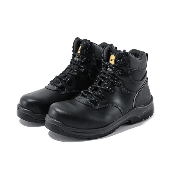 MKsafety® - MK0335 - Black waterproof oilproof S3 SRC men's classic work boots-3