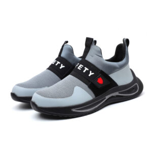 MKsafety® - MK1035 - Black velcro design fashion men's lightweight safety shoes-3